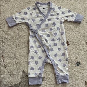 Lilac Floral Kids Footie by [Brand]